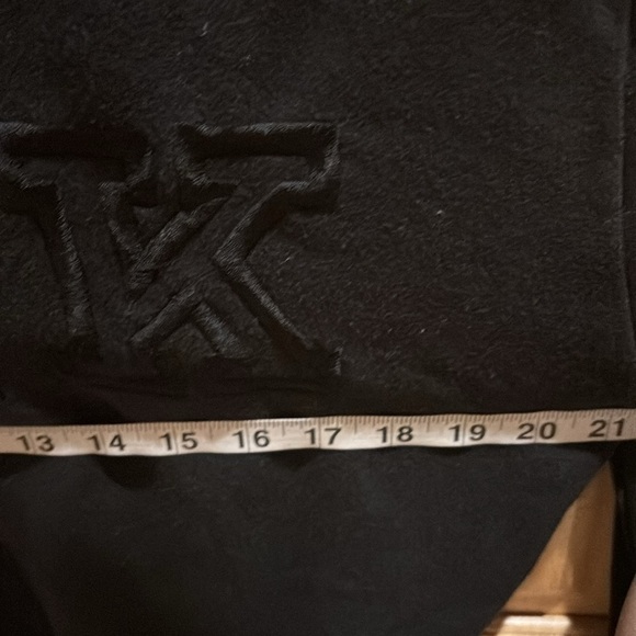 Victoria's Secret PINK size small crop top sweatshirt hoods black clover - Picture 7 of 9